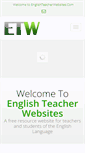 Mobile Screenshot of englishteacherwebsites.com
